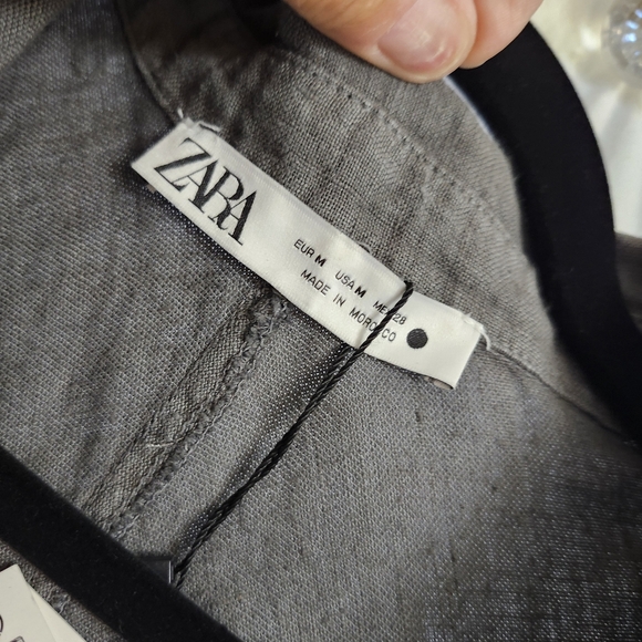 BNWT Linen Zara Gray Sleeveless Maxi Dress. **FIRM ON PRICE** - Picture 14 of 16